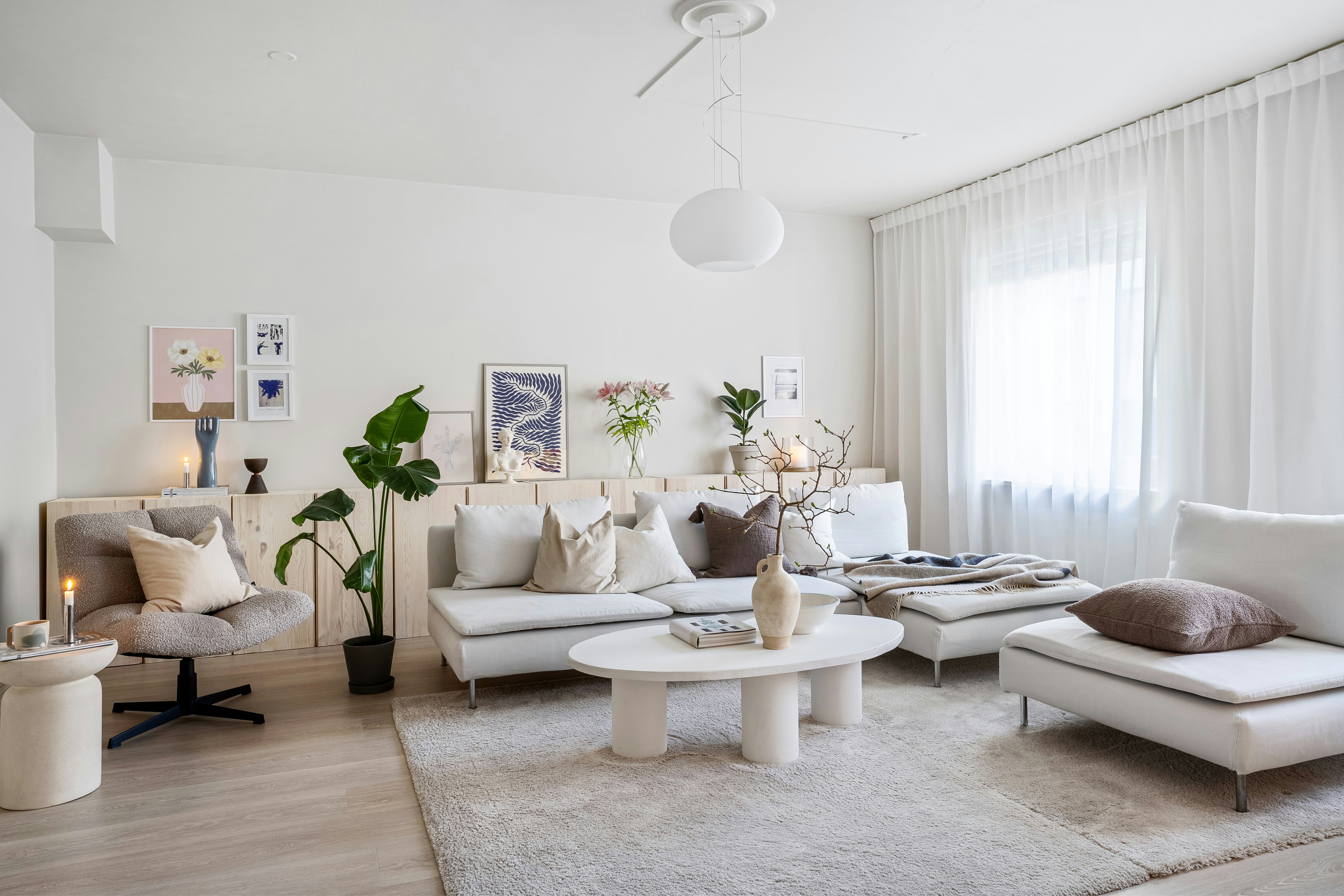 Clean modern home